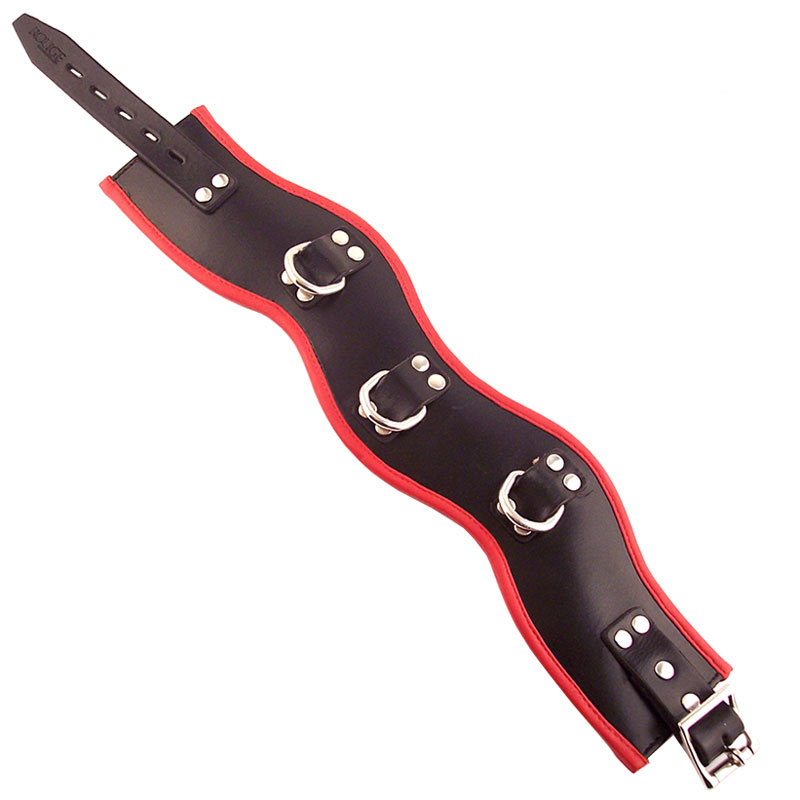 Rouge Garments Black And Red Padded Posture Collar image 1