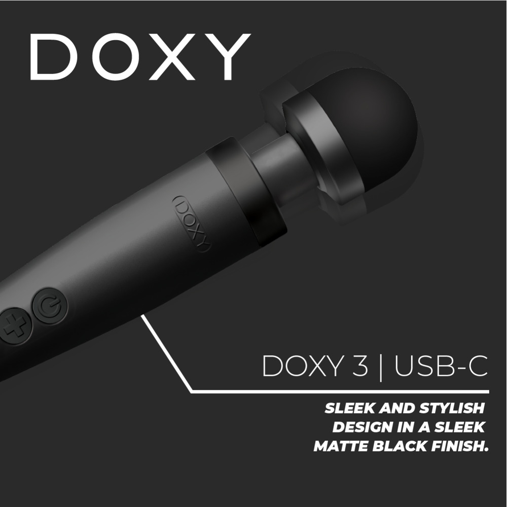 Doxy Wand 3 Black USB Powered image 2