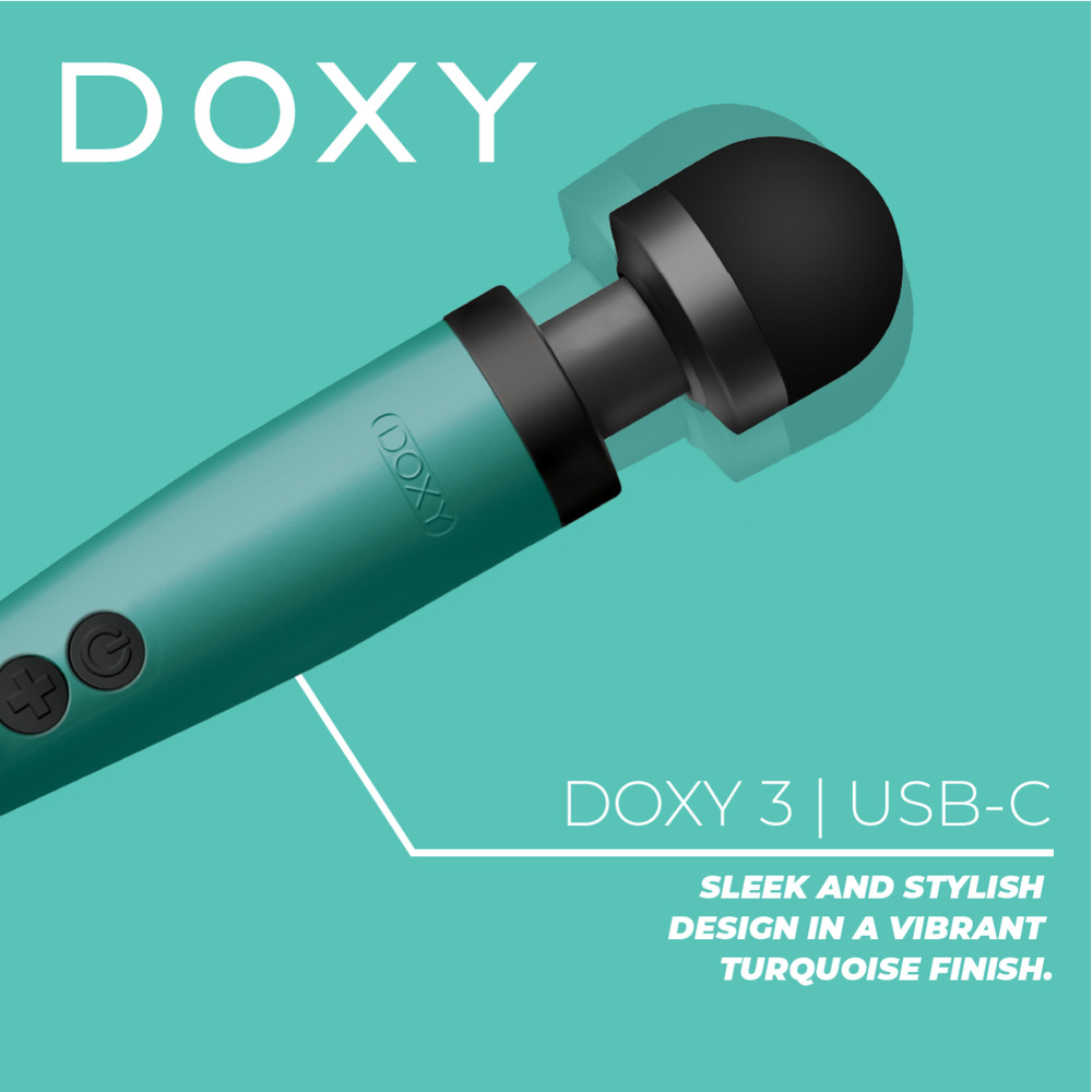 Doxy Wand 3 Turquoise USB Powered image 2