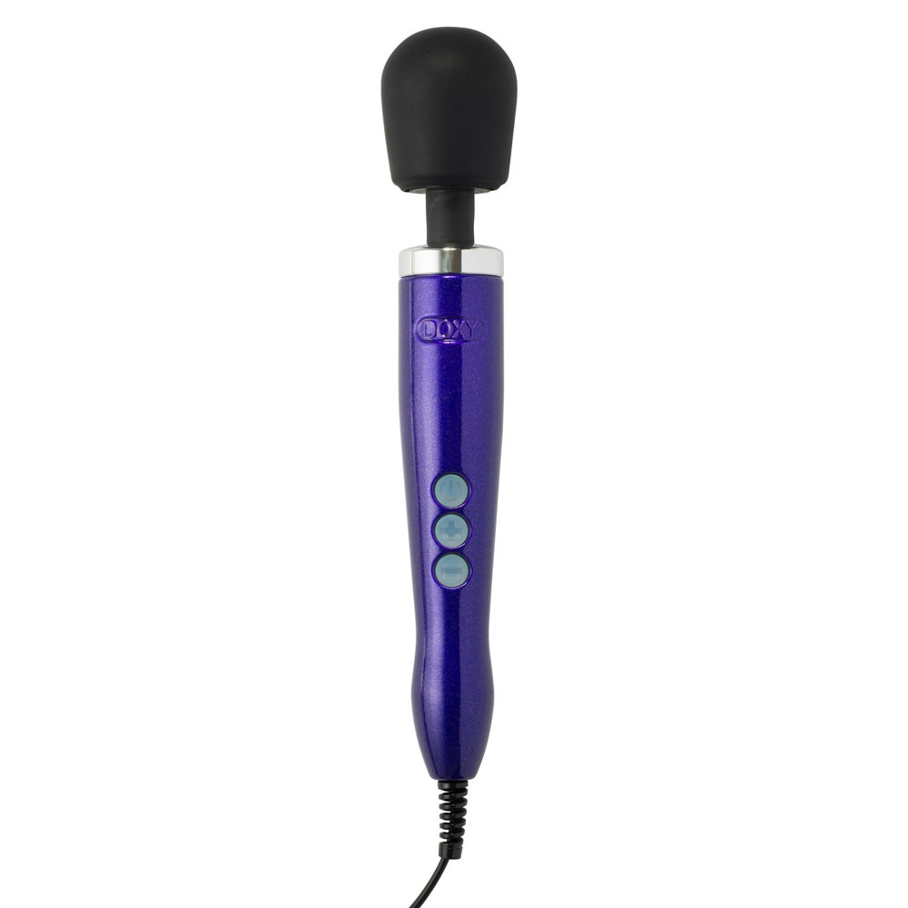 Doxy Die Cast Wand Massager PURPLE UK Plug image 1