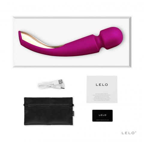 Lelo Smart Wand 2 Large Deep Rose image 3