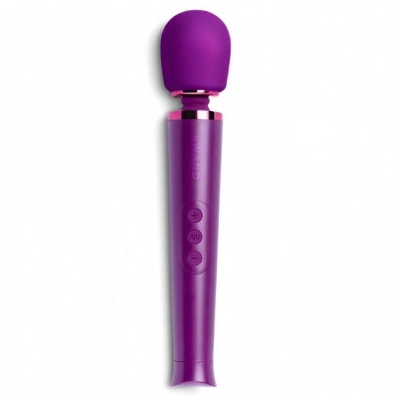 Le Wand Petite Rechargeable Vibrating Massager Dark Cherry image 1