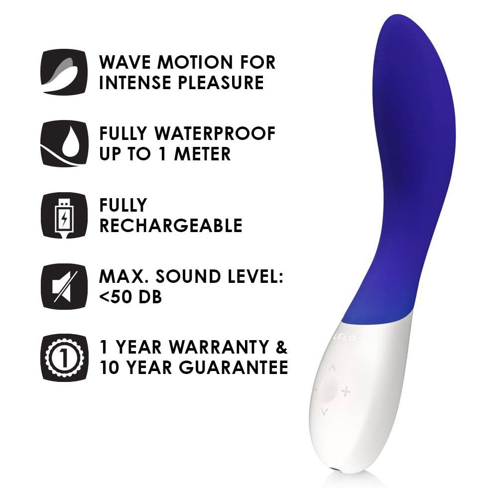 Lelo Mona Wave Vibrator Midnight Blue image 2