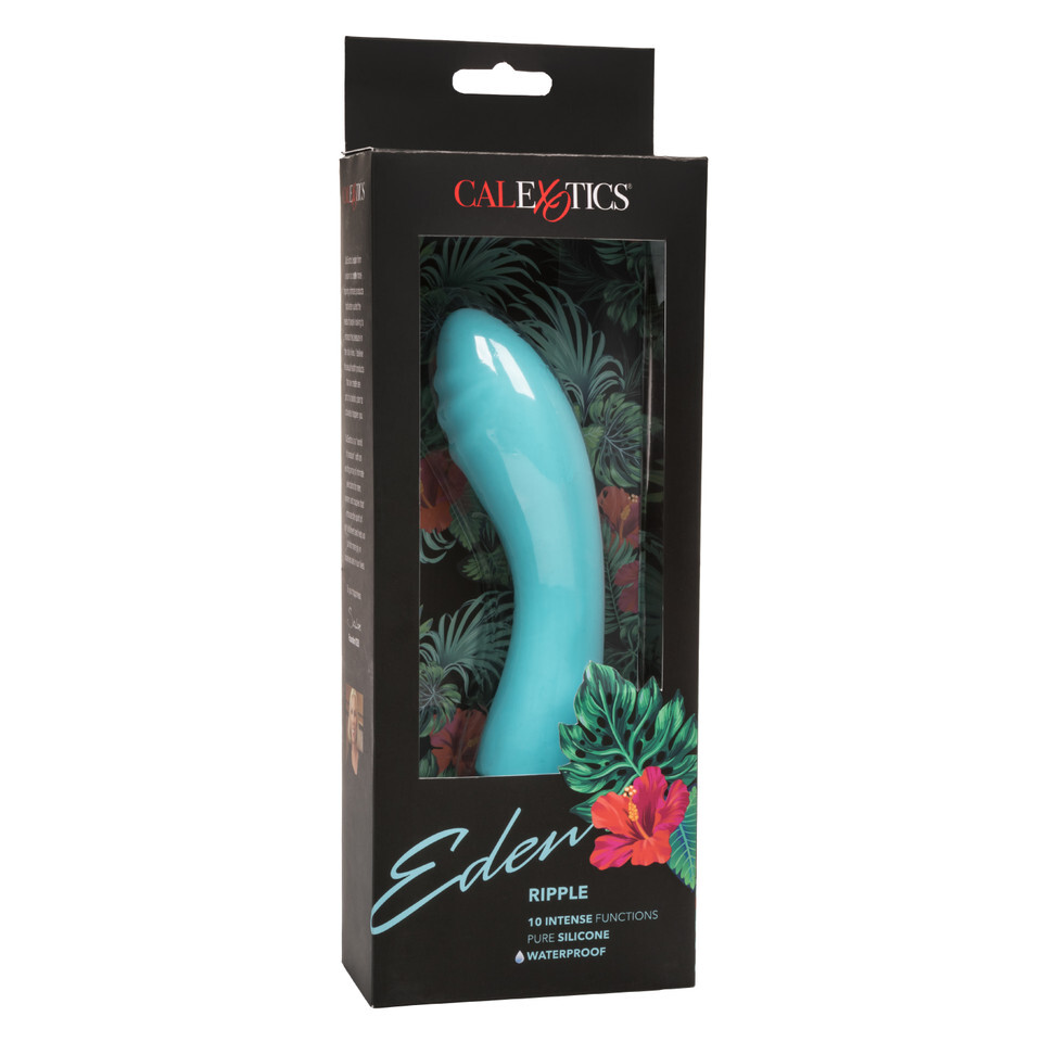 Eden Ripple Silicone GSpot Vibrator Waterproof 6 inch image 4