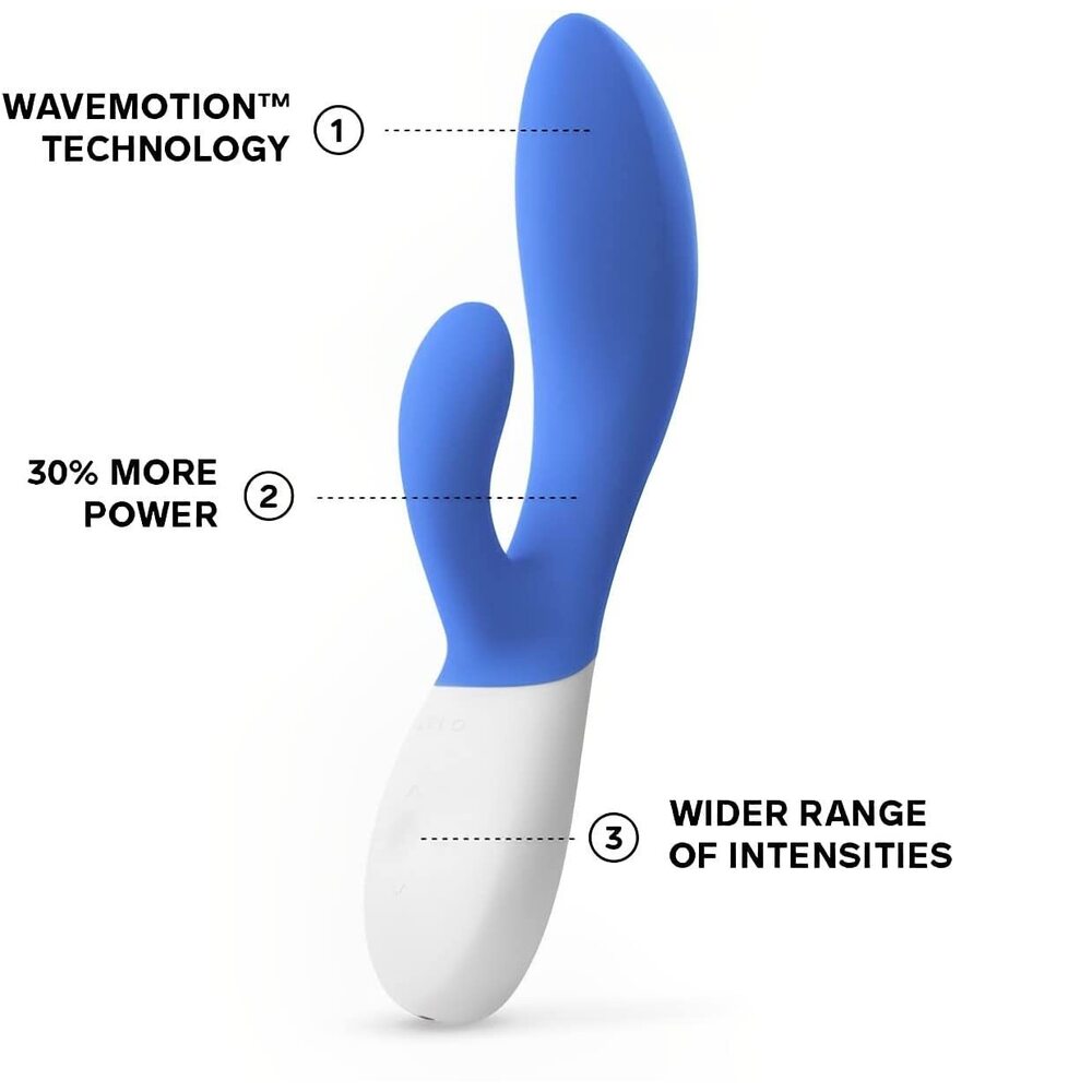 Lelo Ina Wave 2 Luxury Rechargeable Vibe Blue image 2