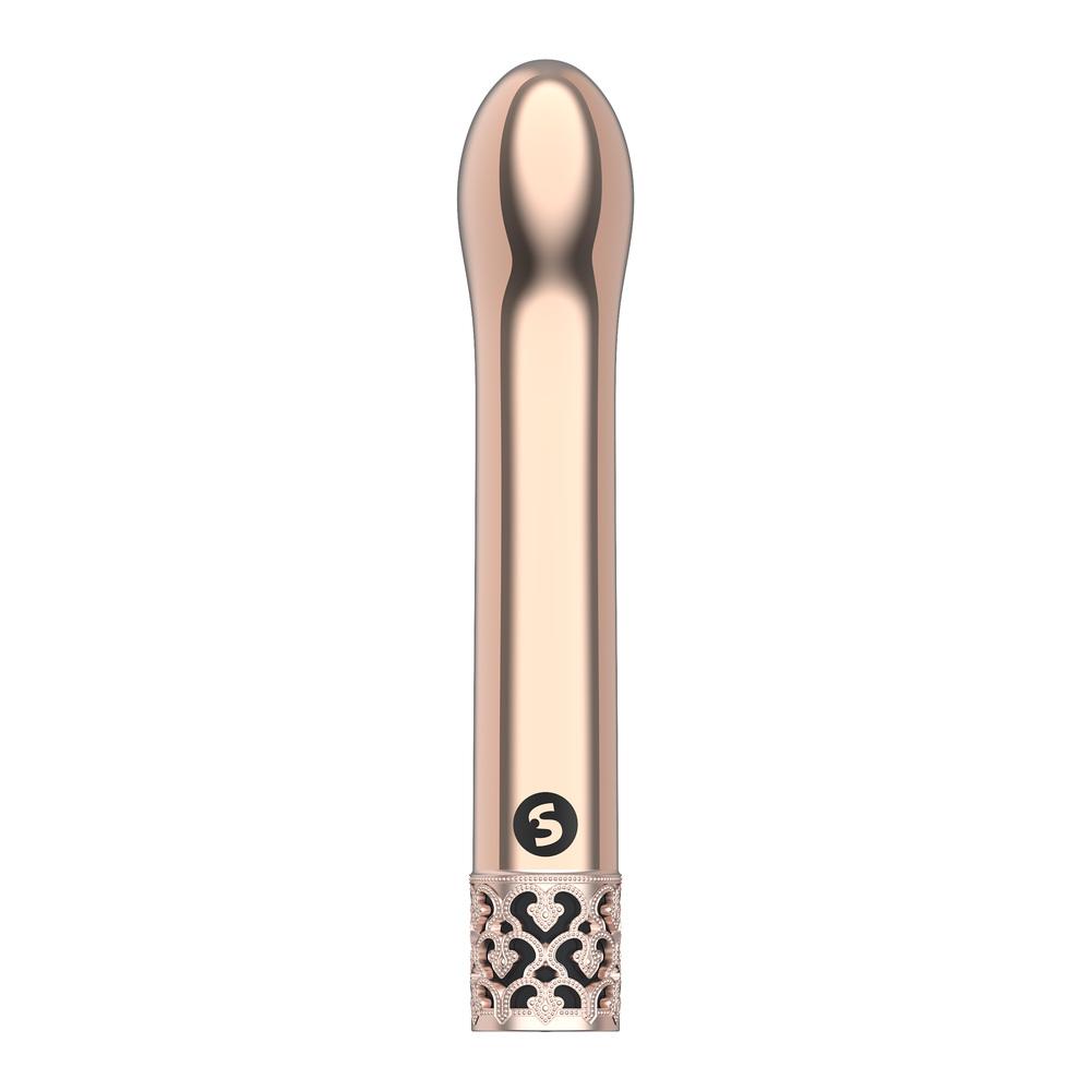 Royal Gems Jewel Rechargeable G Spot Bullet Rose Gold image 2