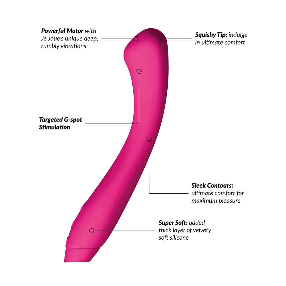 Je Joue Juno Sleek GSpot Vibrator Fuchsia image 3