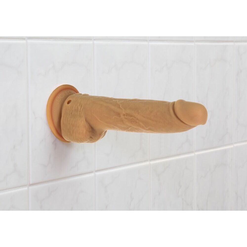 Naked Attraction 9 Inch Thrusting Dildo Caramel image 4