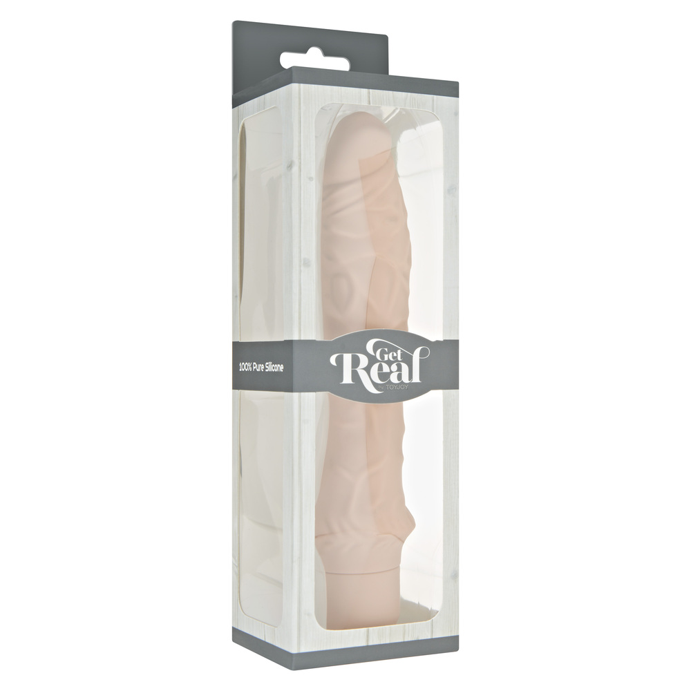 ToyJoy Get Real Classic Silicone Vibrator Flesh Pink image 3