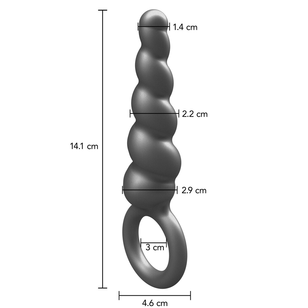 ToyJoy Buttocks The Screw Metallic Silicone Plug image 4