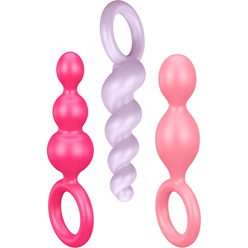 Satisfyer Booty Call Set Of 3 Multicolour Anal Plugs image 1