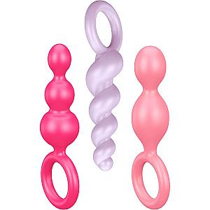 Satisfyer Booty Call Set Of 3 Multicolour Anal Plugs