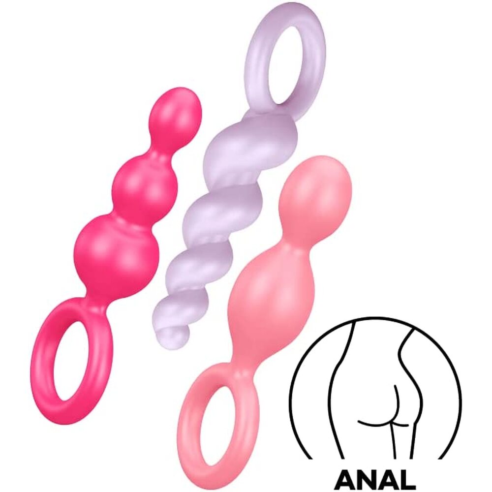 Satisfyer Booty Call Set Of 3 Multicolour Anal Plugs image 2