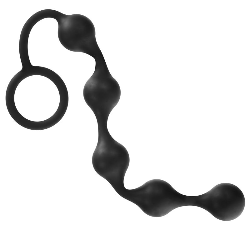 Onyx Silicone Anal Beads image 1
