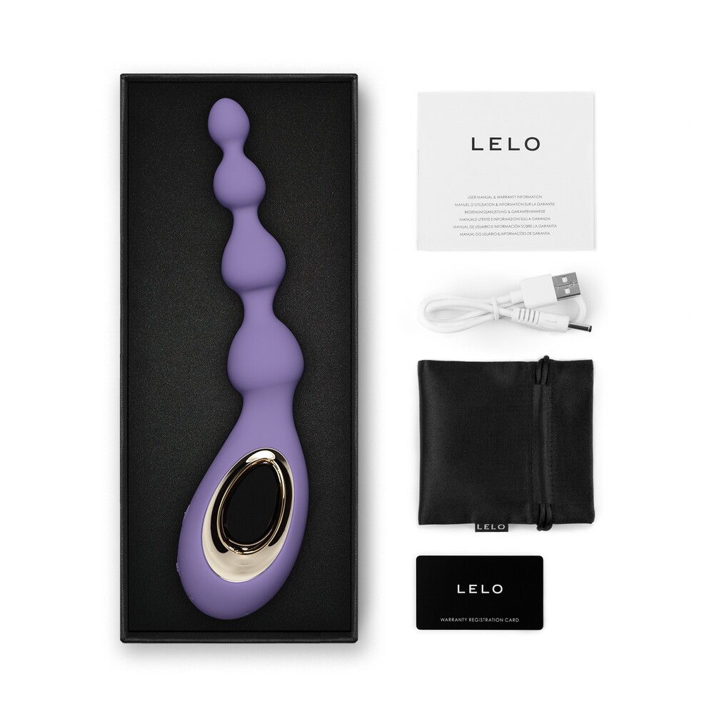 Lelo Soraya Anal Beads Massager Violet Dusk image 2