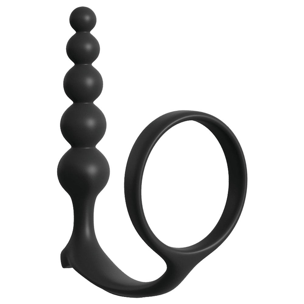 Anal Fantasy Collection Assgasm Cock Ring Anal Beads image 2