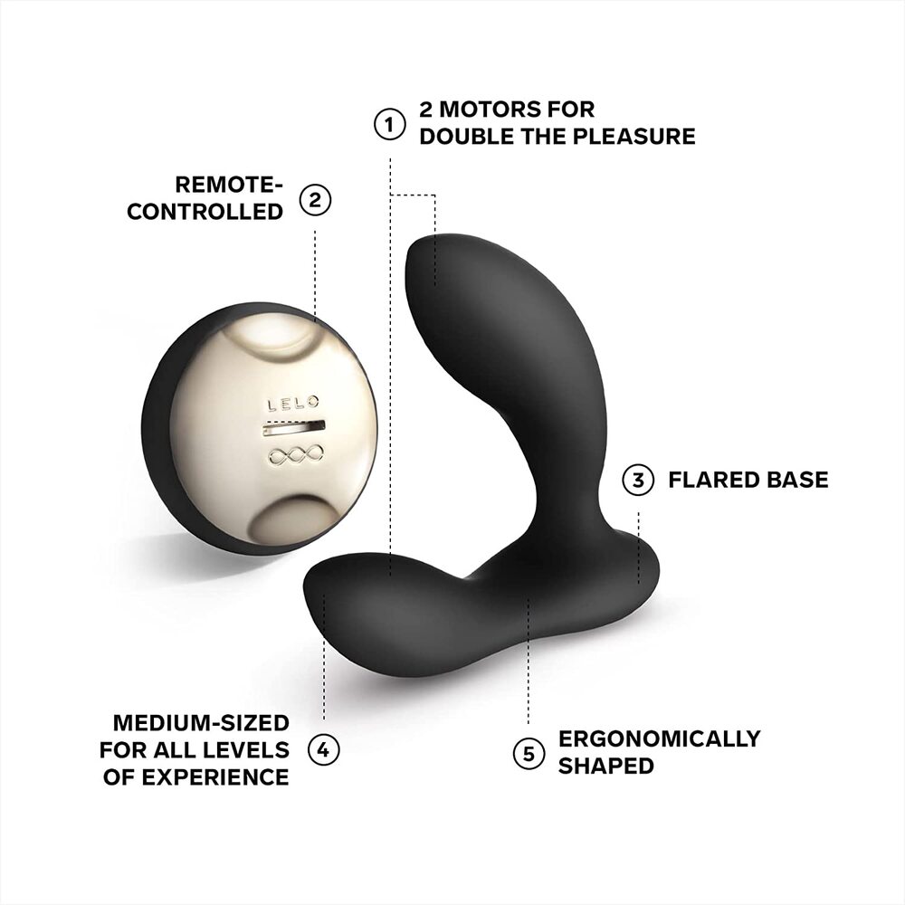 Lelo Hugo Luxury Prostate Massager Black image 2