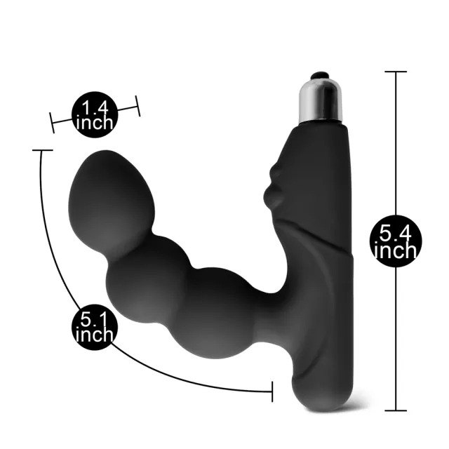 Prostate Massager With Vibrating Bullet image 4