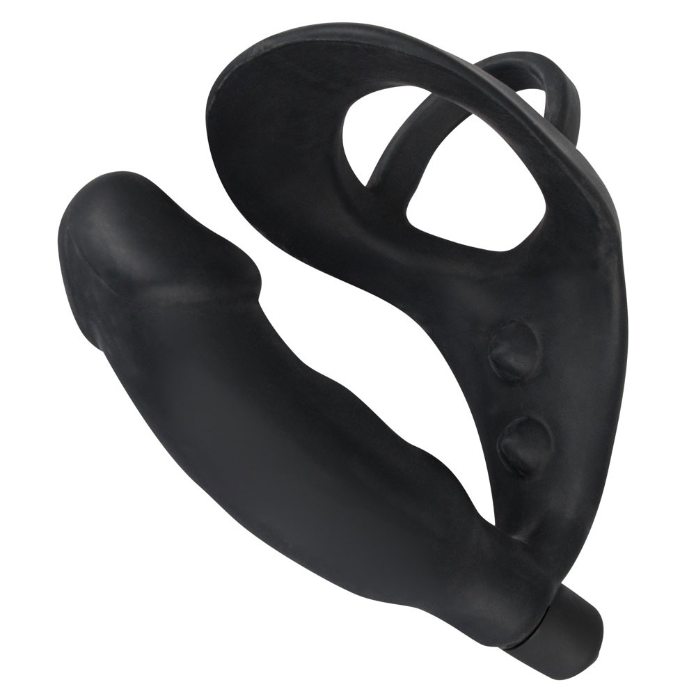 Black Velvets Cock Ring And Vibrating Anal Plug image 3