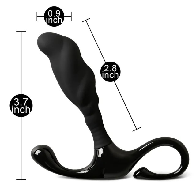 Silicone Prostate Exerciser Black image 4