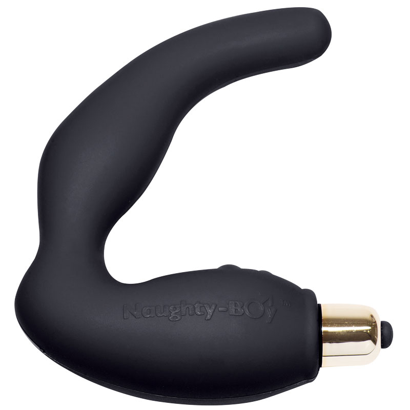 Rocks Off 7 Speed Naughty Boy Black Prostate Massager image 1