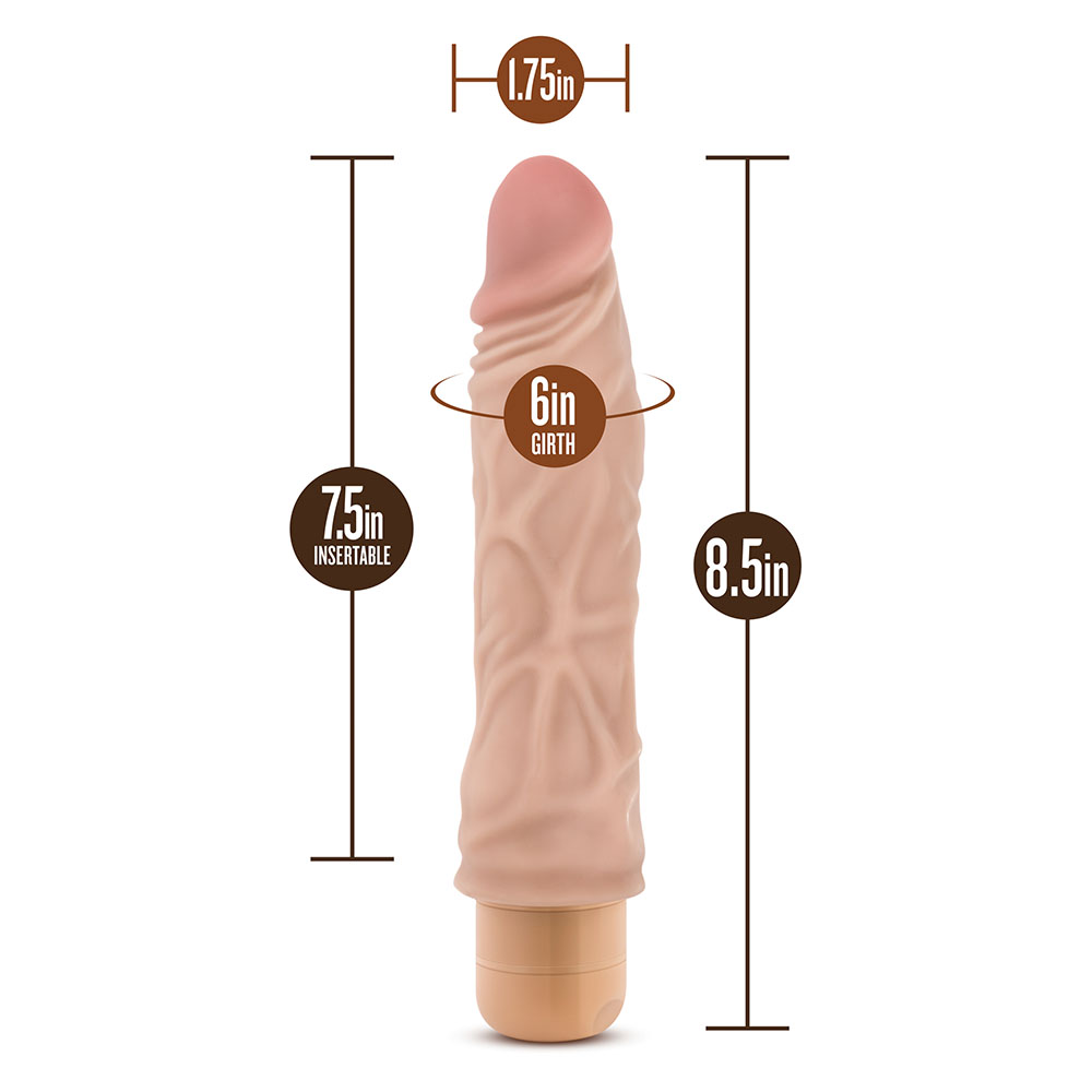 Dr. Skin Cock Vibe 10 Vibrating Dildo 8.5 Inches image 4