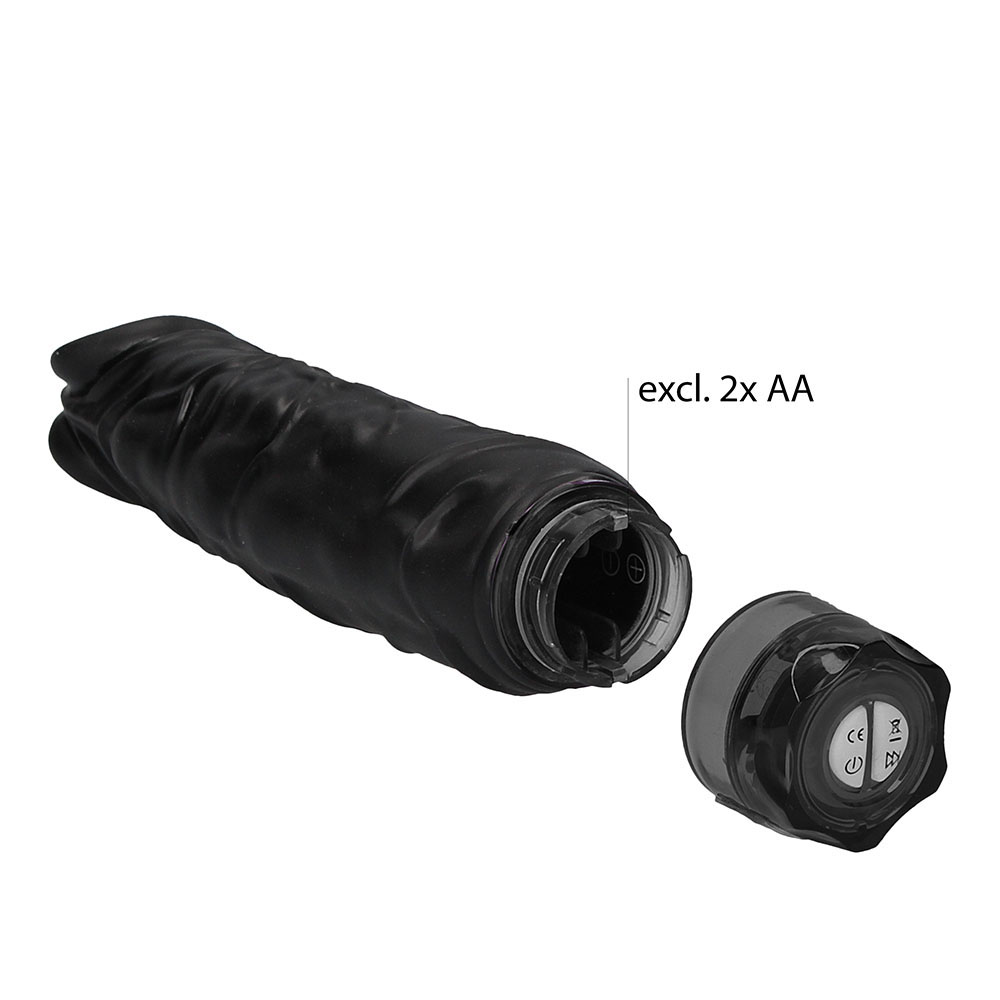 Realistic 10 speed Vibrator Black image 3