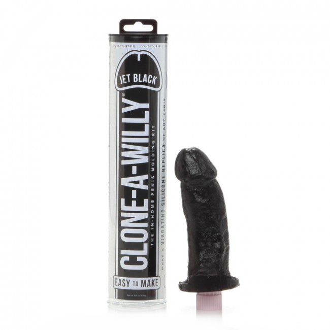 Clone A Willy Jet Black Vibrator image 1