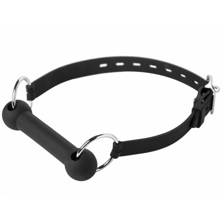 Master Series Mr. Ed Lockable Silicone Horse Bit Gag image 1