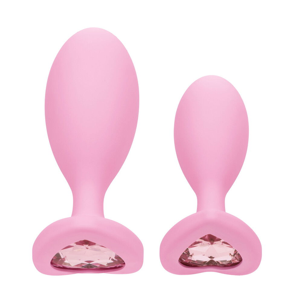 First Time Crystal Booty Duo Butt Plugs image 1