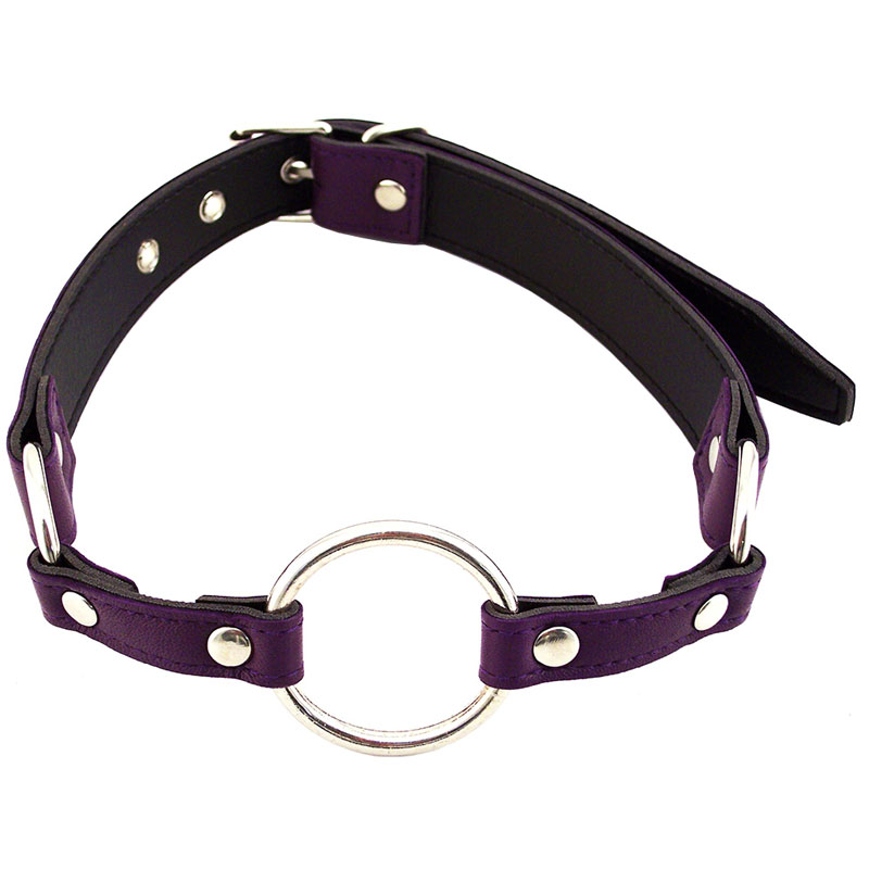 Rouge Garments O Ring Gag Purple image 1