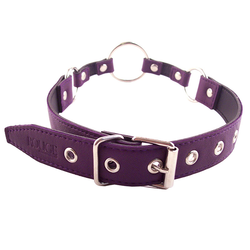 Rouge Garments O Ring Gag Purple image 2