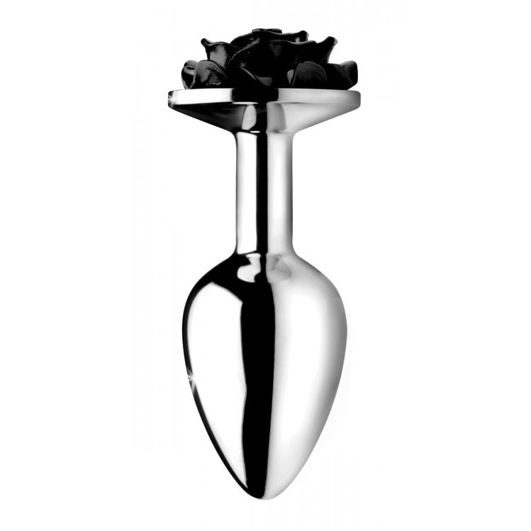 XR Booty Sparks Black Rose Anal Plug Medium image 2