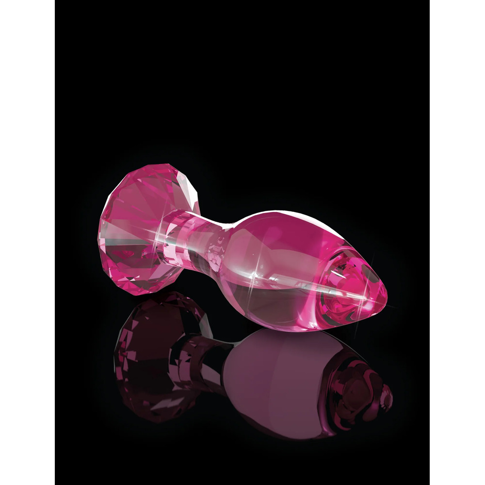 Icicles No.79 Pink Crystal Glass Butt Plug image 3