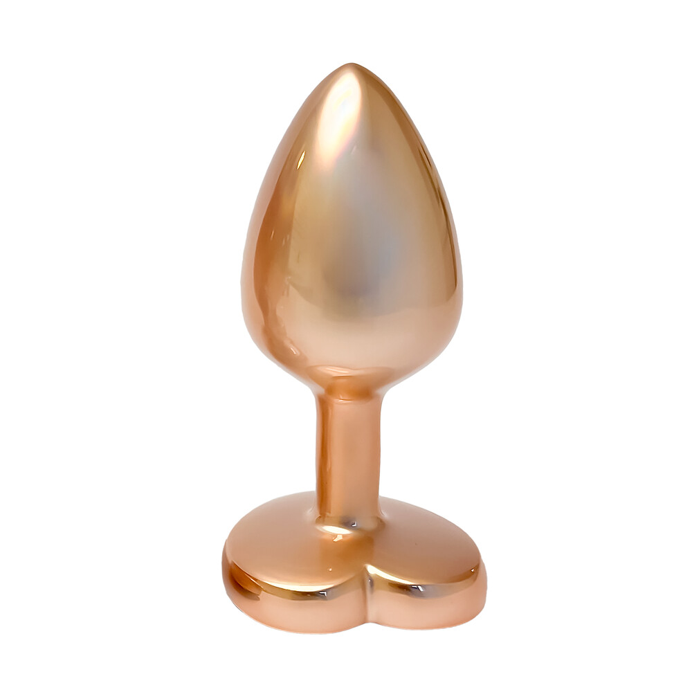 Gleaming Love Pearl Gold Butt Plug Small image 1