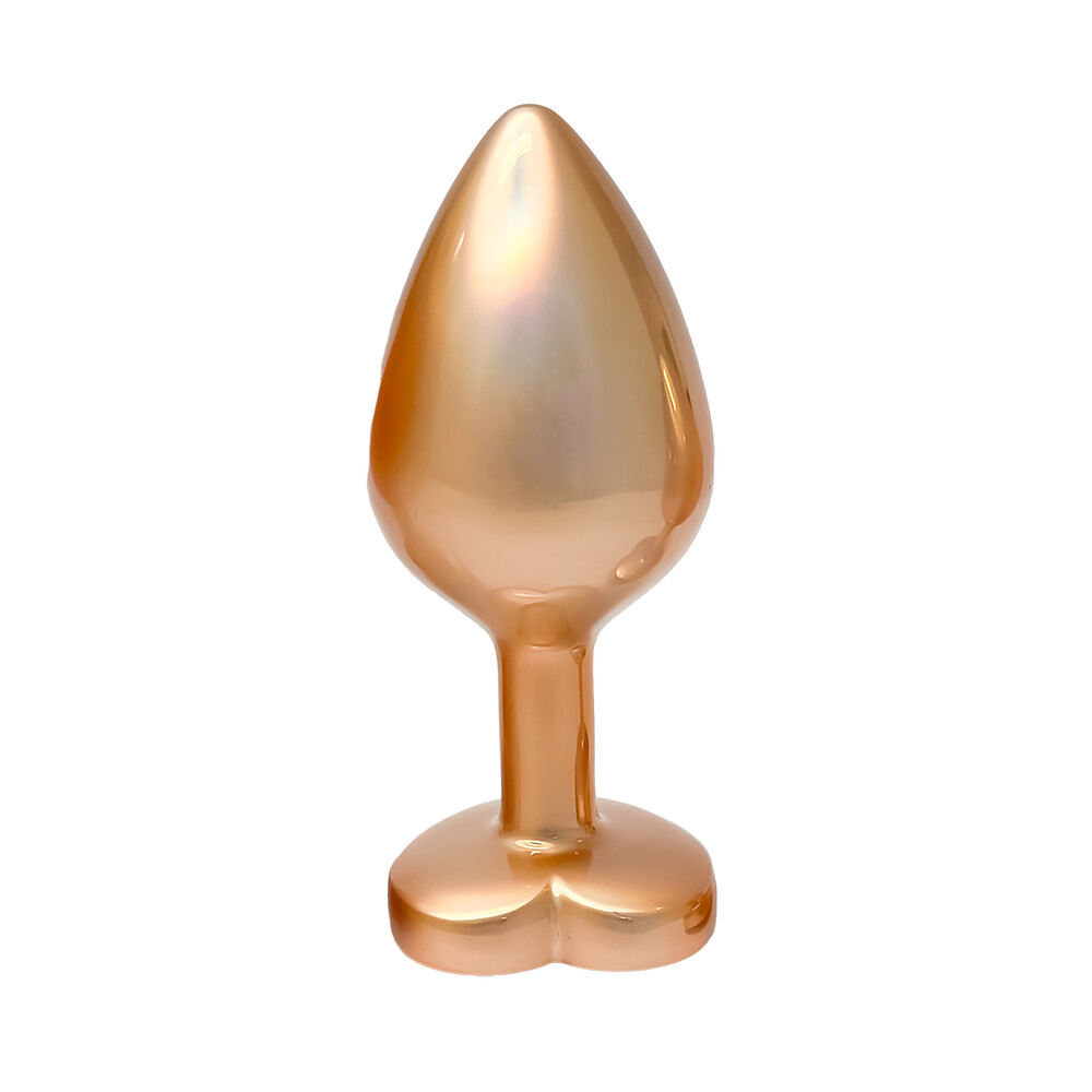 Gleaming Love Pearl Gold Butt Plug Medium image 1