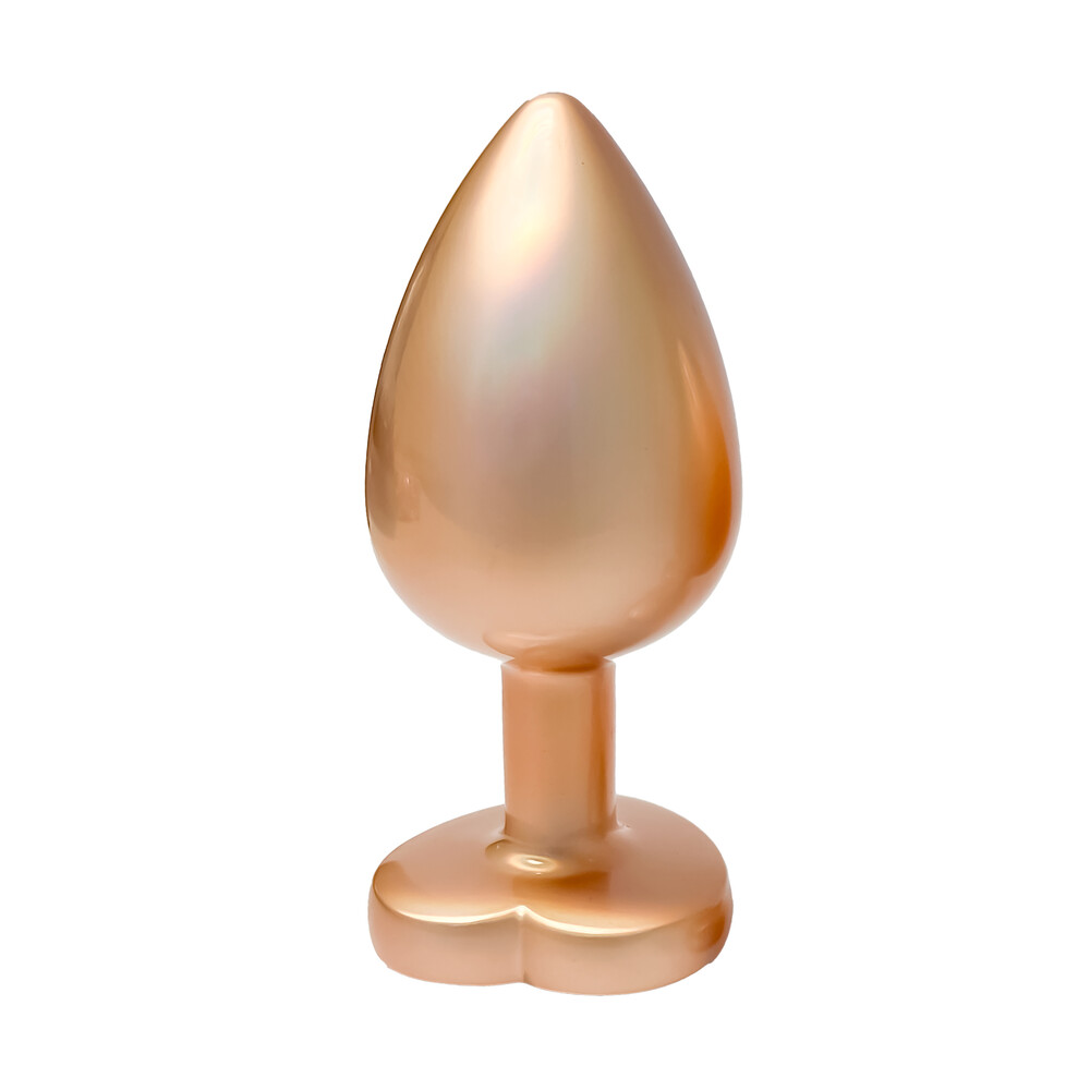 Gleaming Love Pearl Gold Butt Plug Large image 1