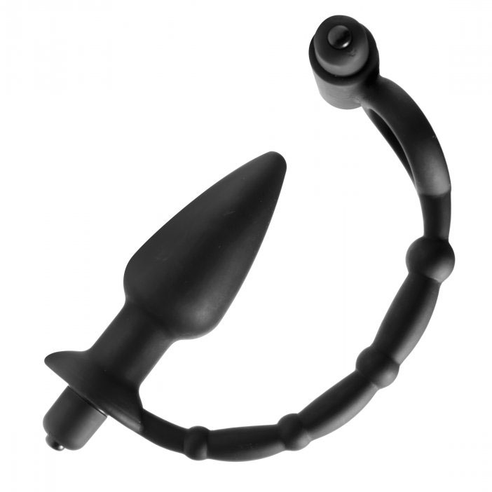 Master Series Viaticus Dual Cock Ring And Anal Plug Vibrator image 3