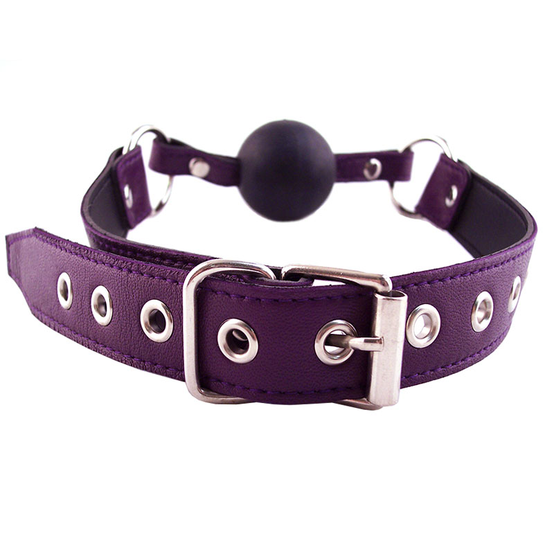 Rouge Garments Ball Gag Purple image 2