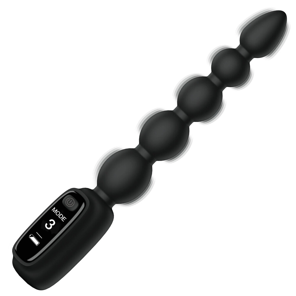 Play Hard Digital Silicone Anal Beads image 1