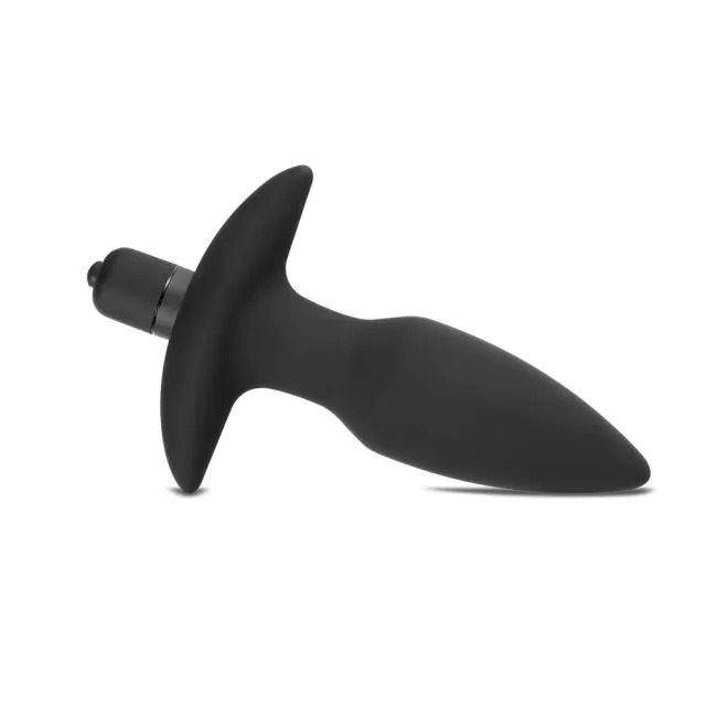 Silicone Butt Plug With Vibrating Bullet image 2