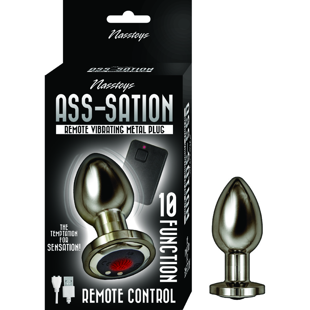 Ass Sation Remote Vibrating Butt Plug Black image 4