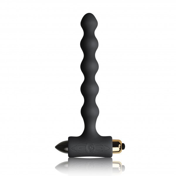 Rocks Off Pearls Petite Sensations Black Butt Plug image 1