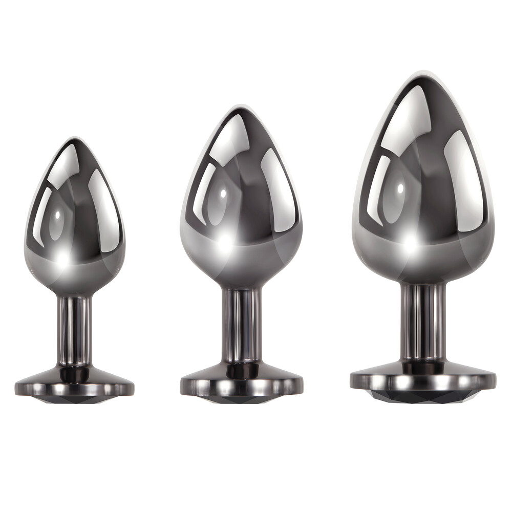 Evolved Black Gem Anal Plug Set image 1