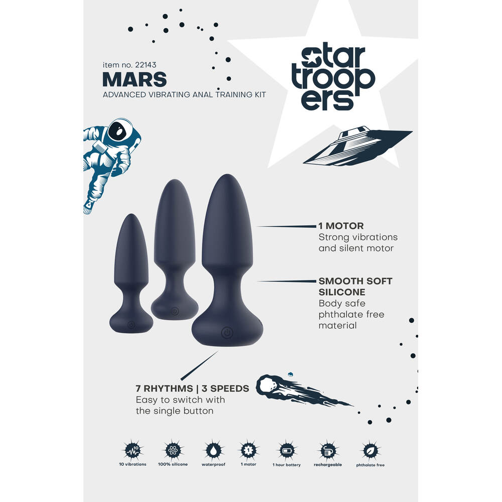 Startroopers Mars Advanced Vibrating Anal Vibe Kit image 3