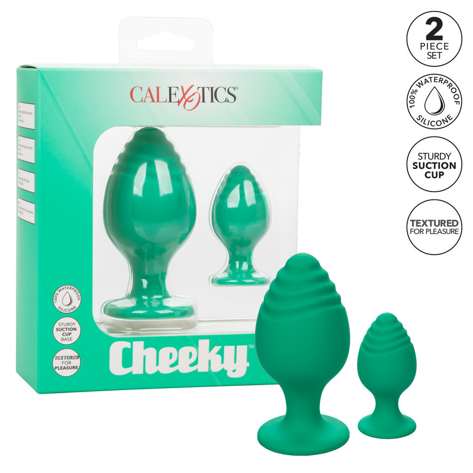 Cheeky Butt Plug Duo Green image 4