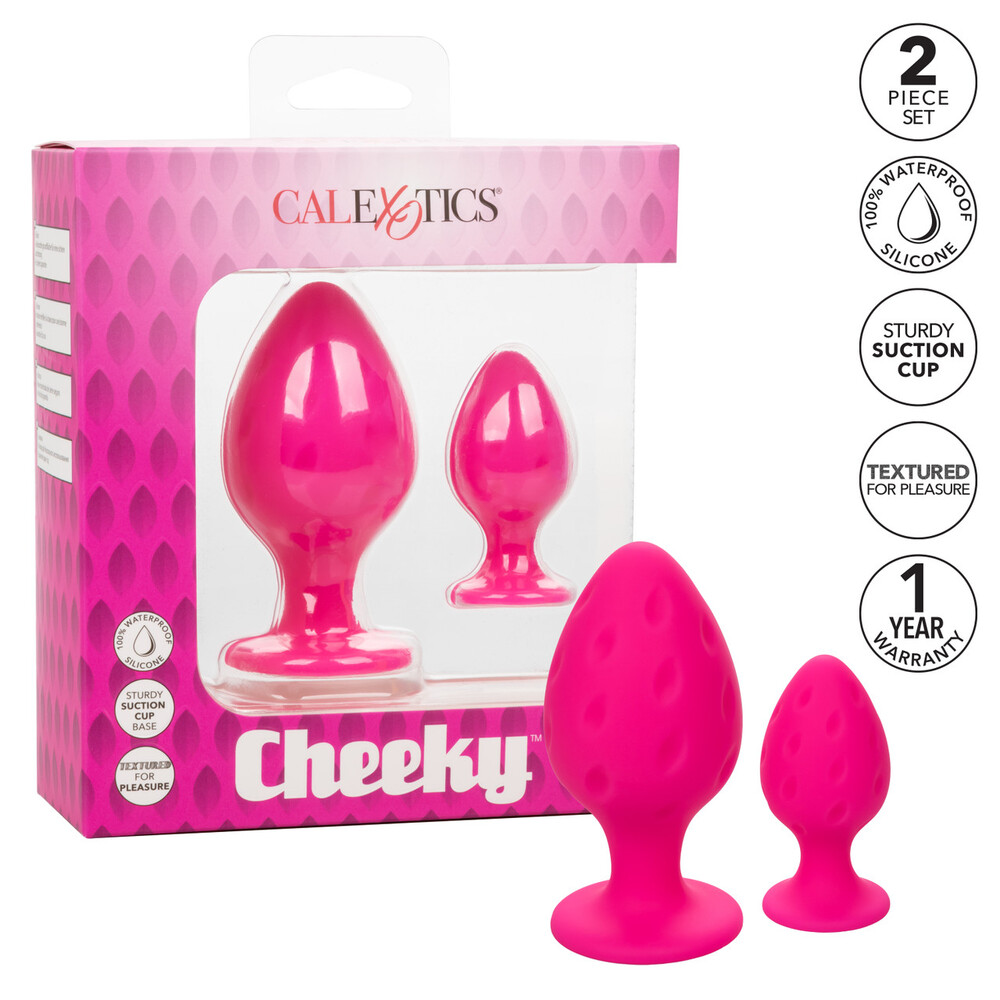 Cheeky Butt Plug Duo Pink image 4