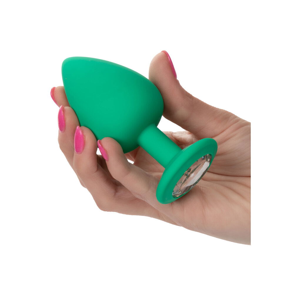 Cheeky Gems Butt Plugs 3 Piece Set Green image 2