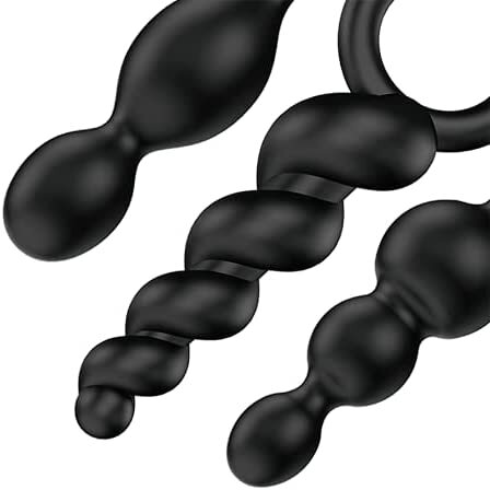 Satisfyer Booty Call Set Of 3 Black Anal Plugs image 2