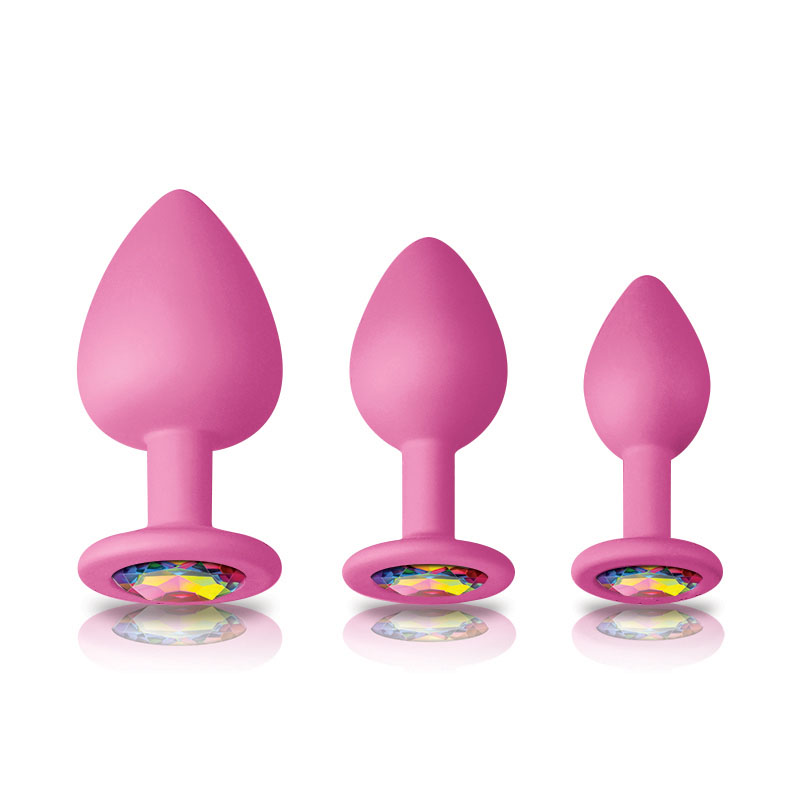 Glams Pink Spades Anal Trainer Kit image 1